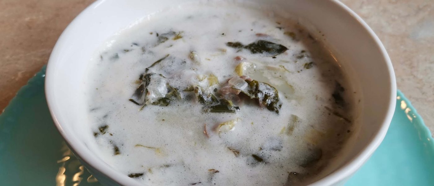 Magiritsa soup with avgolemono